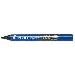 Marcador permanente SCA 100 Pilot - Punta cónica - Trazo 1 mm - Color azul