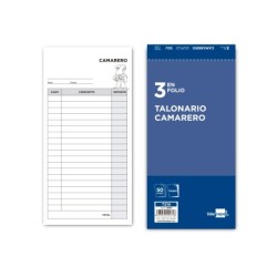 TALONARIO LIDERPAPEL CAMARERO 3/F  ORIGINAL Y COPIA T214