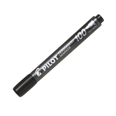 Marcador permanente SCA 100 Pilot - Punta cónica - Trazo 1 mm - Color negro