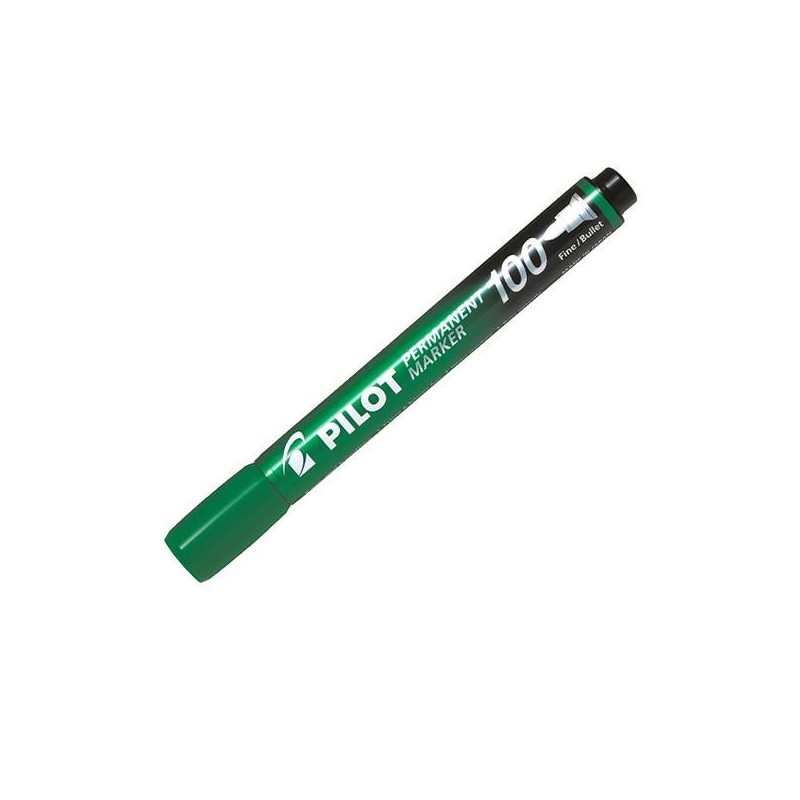 Marcador permanente SCA 100 Pilot - Punta cónica - Trazo 1 mm - Color verde Marcador permanente SCA 100 Pilot - Punta cónica - Trazo 1 mm - Color verde