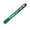 Marcador permanente SCA 100 Pilot - Punta cónica - Trazo 1 mm - Color verde