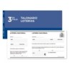 TALONARIO LIDERPAPEL LOTERIA TRES EN FOLIO 111