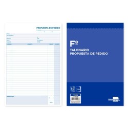 TALONARIO LIDERPAPEL PEDIDOS FOLIO ORIGINAL Y 2 COPIAS T325