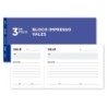 TALONARIO LIDERPAPEL VALES TRES EN FOLIO 104 -TEXTO EN PORTUGUES (PACK INDIVISIBLE 10 UDS)