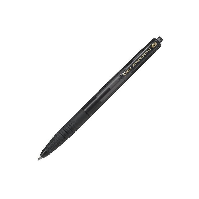 Bolígrafo retráctil Pilot Super Grip G- Trazo 0,4 mm - Color negro Bolígrafo retráctil Pilot Super Grip G- Trazo 0,4 mm - Color negro