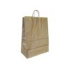 BOLSA KRAFT Q-CONNECT NATURAL ASA RETORCIDA 270X120X360 MM (PACK INDIVISIBLE 25 UDS)