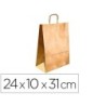 BOLSA KRAFT Q-CONNECT ORO ASA RETORCIDA 240X100X310 MM (PACK INDIVISIBLE 25 UDS)
