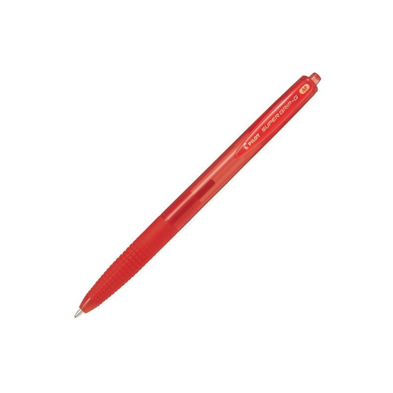 Bolígrafo retráctil Pilot Super Grip G- Trazo 0,4 mm - Color rojo Bolígrafo retráctil Pilot Super Grip G- Trazo 0,4 mm - Color rojo