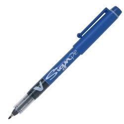 Rotulador Pilot V Sign Pen - Punta de fieltro - Trazo 0,6 mm - Color azul