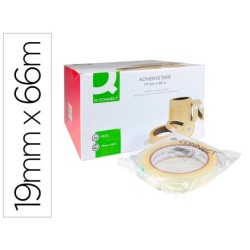 CINTA ADHESIVA Q-CONNECT 66 MT X 19 MM ENCELOFANADA