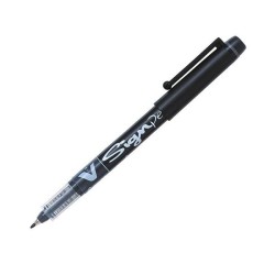 Rotulador Pilot V Sign Pen - Punta de fibra - Trazo 0,6 mm - Color negro