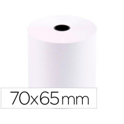 ROLLO SUMADORA Q-CONNECT ELECTRO 70 MM ANCHO X 65 MM DIAMETRO SIN BISFENOL A (PACK INDIVISIBLE 10 UDS)