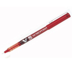 Roller Pilot V5- Trazo 0,3 mm - Color rojo