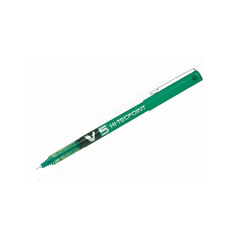 Roller Pilot V5 - Trazo 0,3 mm - Color verde