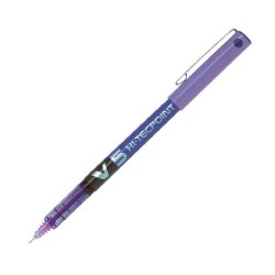 Rotulador Pilot V5 - Trazo 0,3 mm - Color violeta