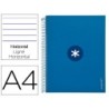 CUADERNO ESPIRAL LIDERPAPEL A4 MICRO ANTARTIK TAPA FORRADA120H 100 GR HORIZONTAL 5 BANDA4 TALADROS COLOR AZUL OSCURO
