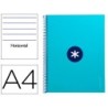 CUADERNO ESPIRAL LIDERPAPEL A4 MICRO ANTARTIK TAPA FORRADA80H 90 GR HORIZONTAL 1 BANDA 4 TALADROS COLOR TURQUESA