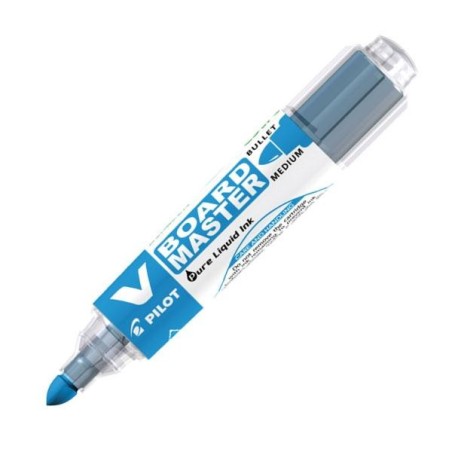 Marcador pizarra Pilot V Board Master - Punta cónica - Trazo 2,3 mm - Color azul