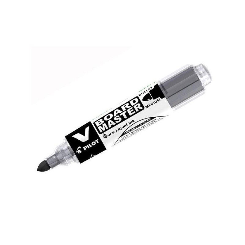 Marcador pizarra Pilot V Board Master - Punta cónica - Trazo 2,3 mm - Color negro Marcador pizarra Pilot V Board Master - Punta cónica - Trazo 2,3 mm - Color negro