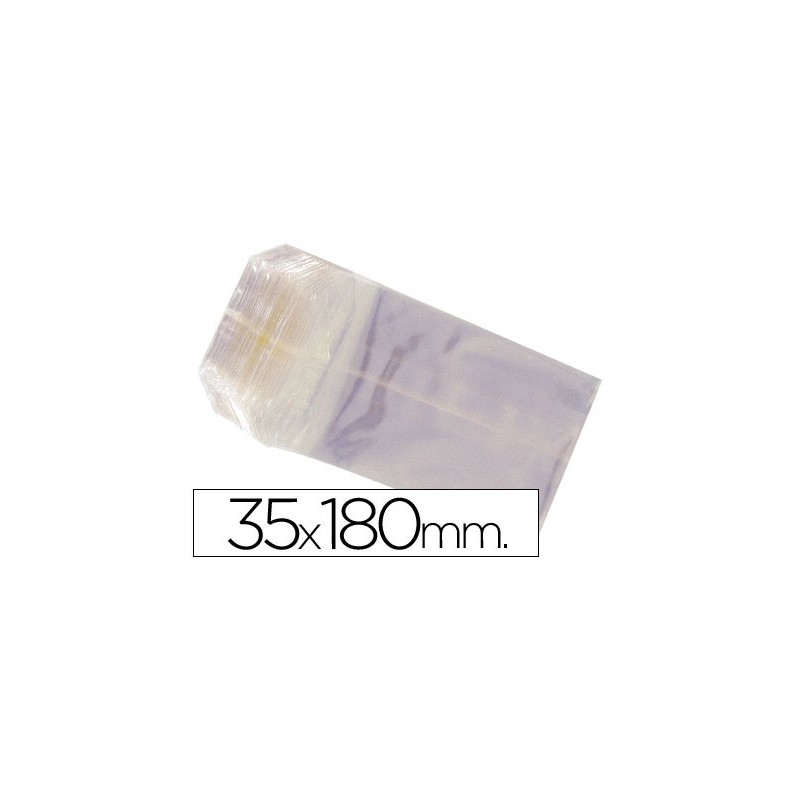BOLSAS CELOFAN 45X180 MM PAQUETE 100 UNIDADES
