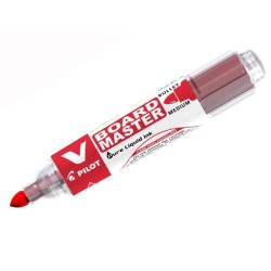 Marcador pizarra Pilot V Board Master - Punta cónica - Trazo 2,3 mm - Color rojo