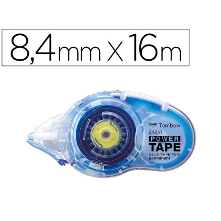 CINTA ADHESIVA TOMBOW MAXI POWER TAPE PERMANENTE 8,4 MM X 16 M
