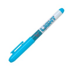 Marcador fluorescente Pilot V Liquid Light - Punta biselada - Trazo 3,3 mm - Color azul