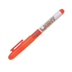 Marcador fluorescente Pilot V Liquid Light - Punta biselada - Trazo 3,3 mm - Color naranja