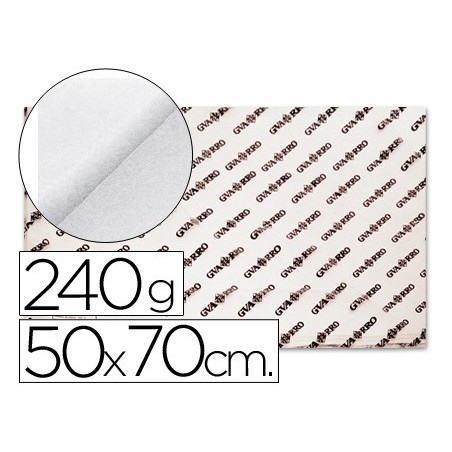 PAPEL ACUARELA 50X70 DE 240 GR GRANO GRUESO (PACK INDIVISIBLE 25 UDS)