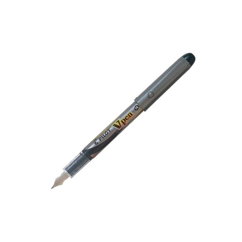 Pluma Pilot V-Pen Silver - Trazo 0,4 mm - Color azul Pluma Pilot V-Pen Silver - Trazo 0,4 mm - Color azul