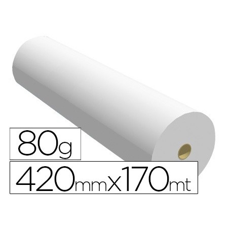 PAPEL REPROGRAFIA PPC PARA PLANOS 420MMX170MT 80GR