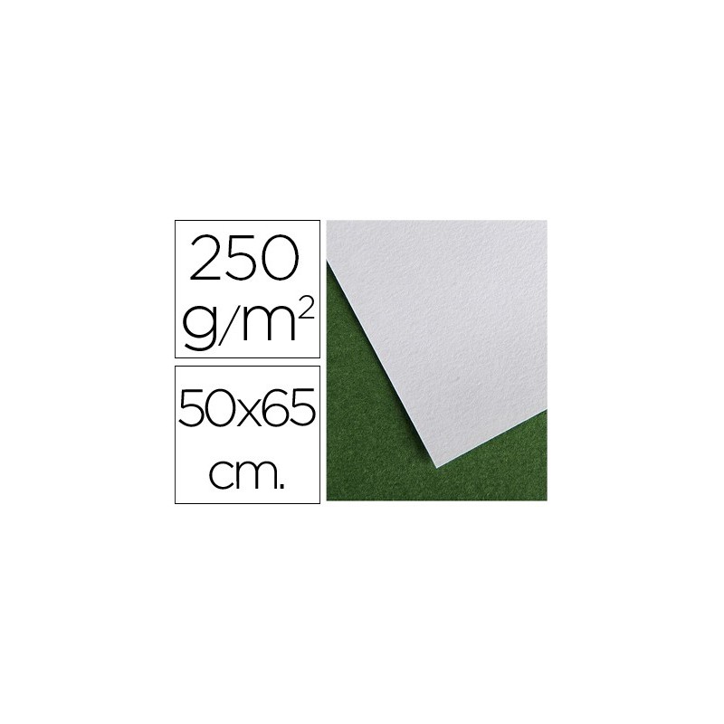 PAPEL SECANTE CANSON 50X65 CM LISO BLANCO 250 GR (PACK INDIVISIBLE 25 UDS)