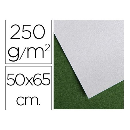 PAPEL SECANTE CANSON 50X65 CM LISO BLANCO 250 GR (PACK INDIVISIBLE 25 UDS)