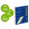 PAPEL TORREON BLANCO CREMA A4 90 GR PAQUETE DE 100 HOJAS