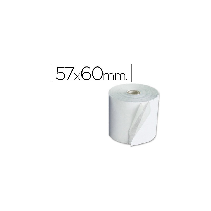 ROLLO SUMADORA EXACOMPTA ELECTRO 57 MM X 60 MM 60 G/M2 (PACK INDIVISIBLE 10 UDS)