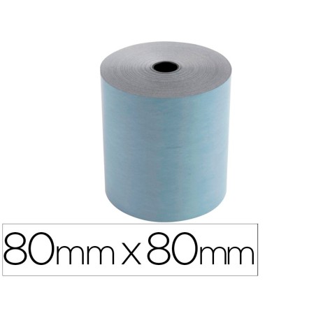 ROLLO SUMADORA EXACOMPTA SAFE CONTACT TERMICO 80 MM X 80 MM 52 G/M2 (PACK INDIVISIBLE 10 UDS)