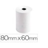 ROLLO SUMADORA EXACOMPTA TERMICO 80 MM X 60 MM 48 G/M2 (PACK INDIVISIBLE 10 UDS)