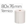 ROLLO SUMADORA EXACOMPTA TERMICO 80 MM X 70 MM 55 G/M2 SIN BISFENOL A (PACK INDIVISIBLE 6 UDS)