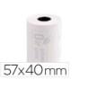ROLLO SUMADORA EXACOMPTA TERMICO PARA TPV 57 MM X 40 MM 55 G/M2 FSC SIN FENOL NI PLASTICO (PACK INDIVISIBLE 20 UDS)