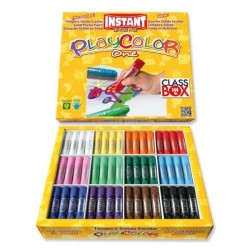 Témpera sólida Playcolor One - Colores surtidos - School Pack 144 ud