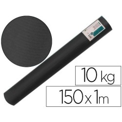 PAPEL KRAFT VERJURADO LIDERPAPEL NEGRO 150MT 65GR BOBINA 10KG