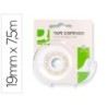 CINTA ADHESIVA Q-CONNECT INVISIBLE 7,5 MT X 19 MM CON PORTARROLLO EN BLISTER