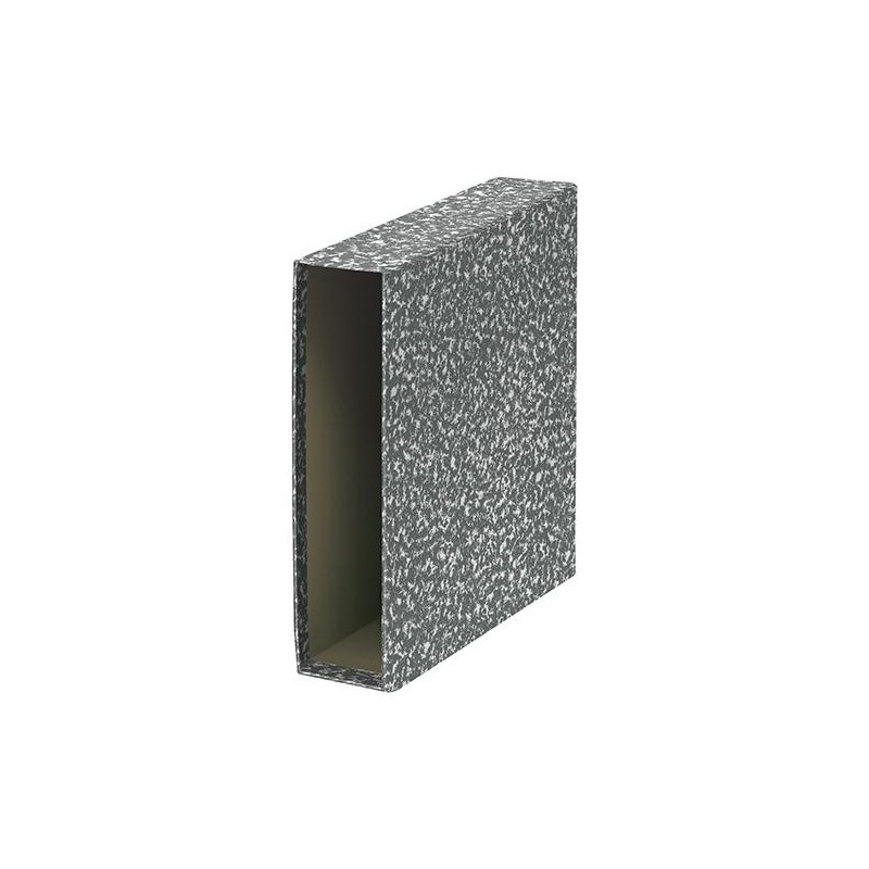 Caja archivador A-Z Dequa - A4 - Lomo 75 mm - Jaspeado gris Caja archivador A-Z Dequa - A4 - Lomo 75 mm - Jaspeado gris