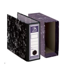 Caja archivador A-Z Dohe - Cuarto - Lomo 75 mm - Jaspeado
