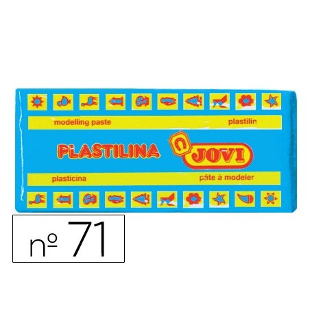 PLASTILINA JOVI 71 AZUL CLARO -UNIDAD -TAMAÑO MEDIANO