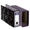Caja archivador A-Z Dohe - Cuarto apaisado - Lomo 75 mm - Jaspeado