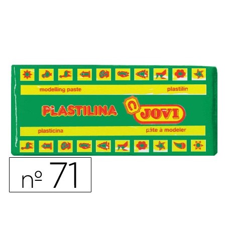 PLASTILINA JOVI 71 VERDE CLARO -UNIDAD -TAMAÑO MEDIANO