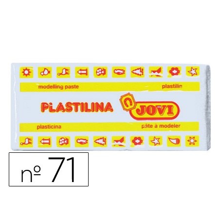 PLASTILINA JOVI 71 BLANCO -UNIDAD -TAMAÑO MEDIANO