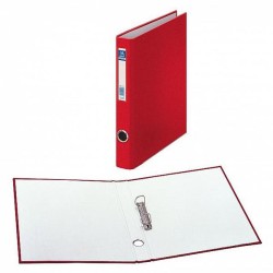 Carpeta de anillas Dohe Oficolor - 2 anillas x 25 mm - Folio - Color rojo