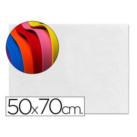 GOMA EVA LIDERPAPEL 50X70CM 60G/M2 ESPESOR 1.5MM BLANCO